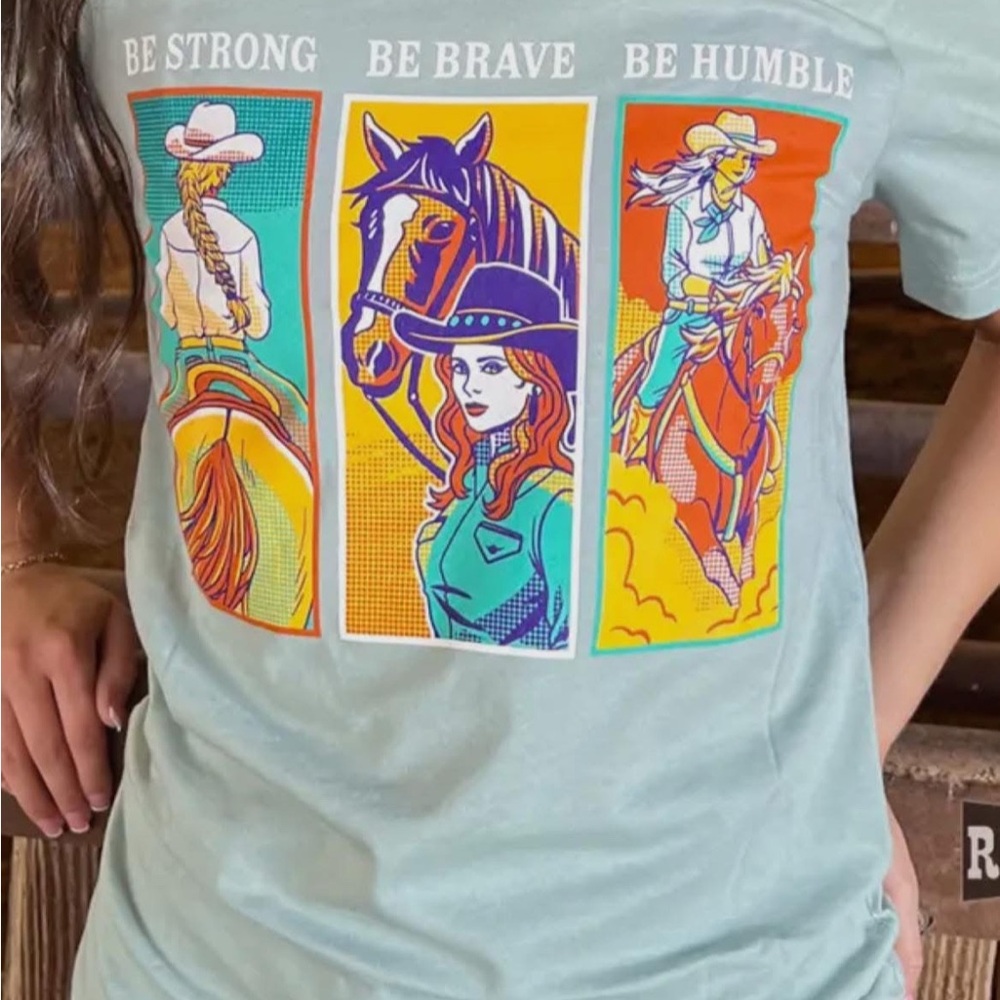 Graphic Tee with Inspirational Print